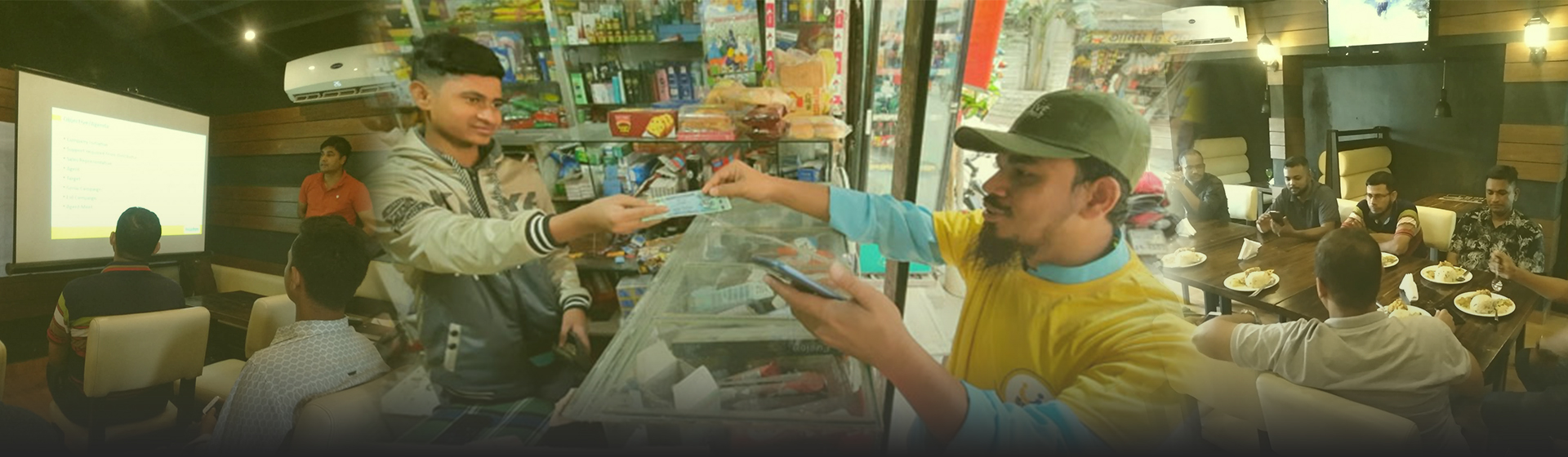 The Marketing Executive provides services to Upay agents.