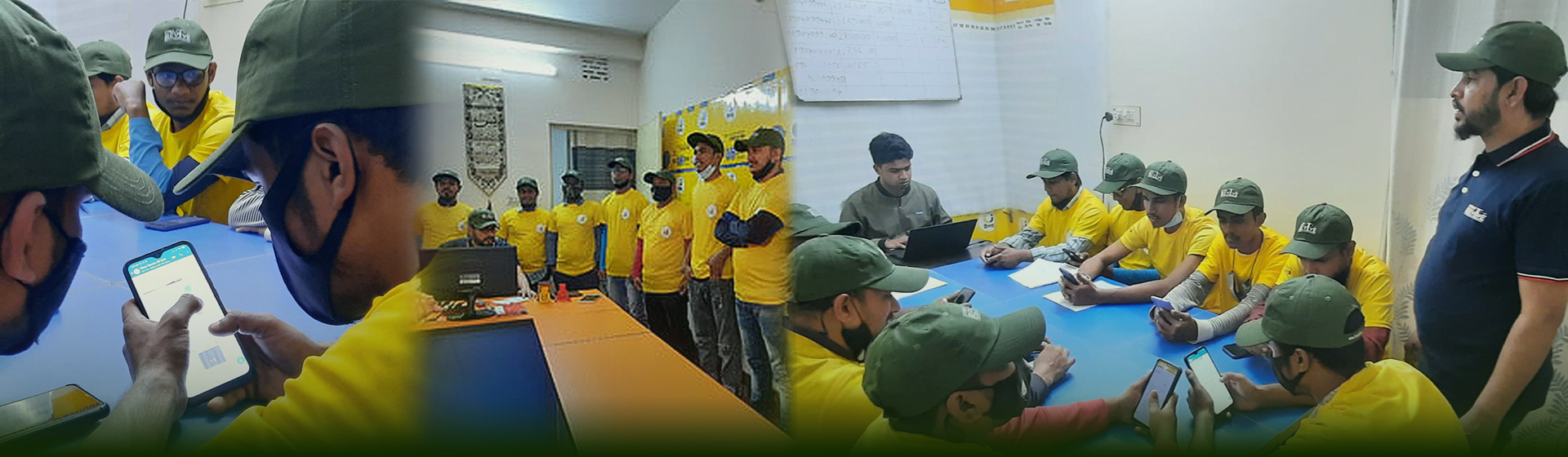 Marketing Executive meets with the manager for updates.