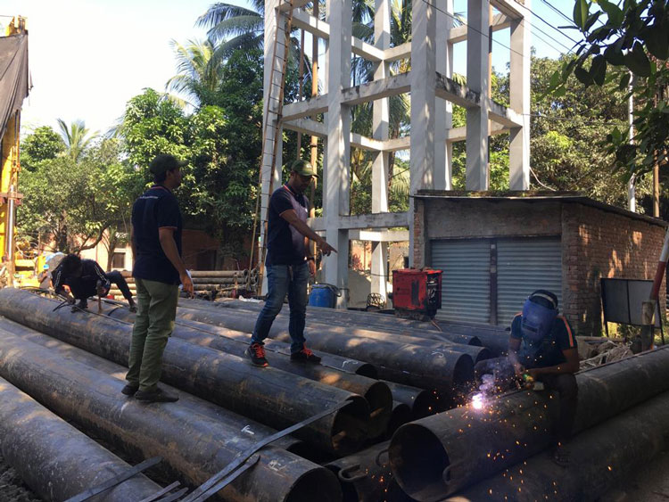 Water pump installation materials