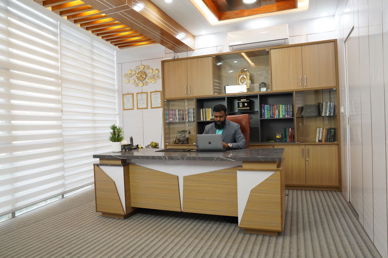 Managing Director's room: Where vision meets execution.