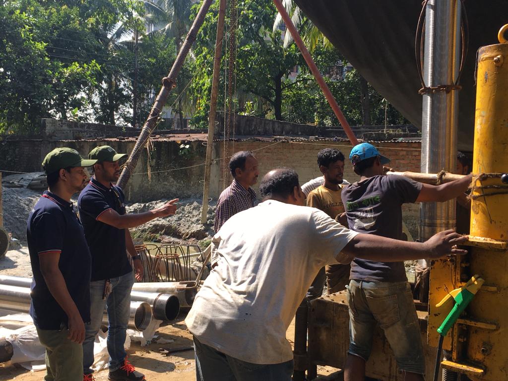 Water pump installation by our team