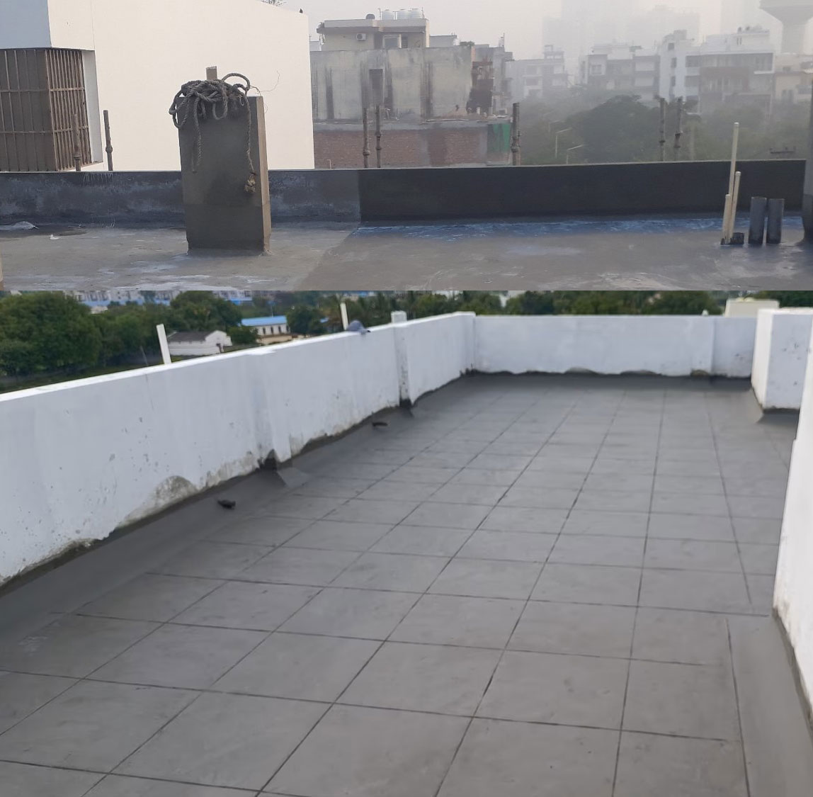 Ensuring Durable Waterproofing for Govt. D-type Colony, Building No. 6, Mirpur, Dhaka